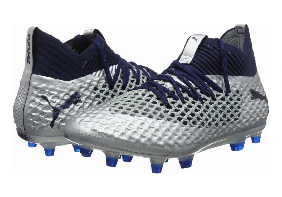 Puma Future 2.1 Netfit FG/AG - Puma Silver Peacoat (10481204)