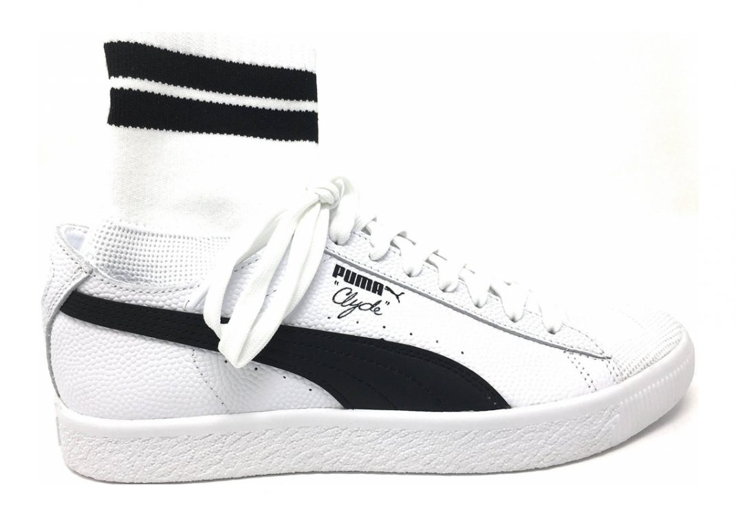 white black puma clyde