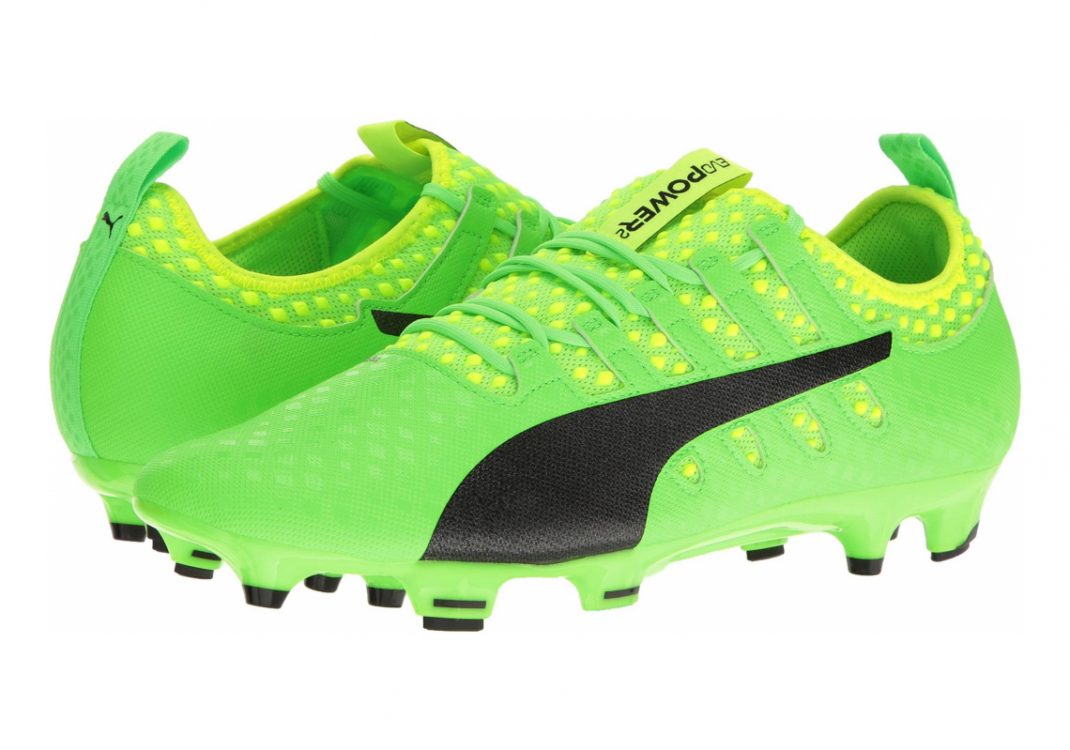 Puma EvoPower Vigor 2 Firm Ground - Green Gecko Puma Black Safety Yellow (10395401)