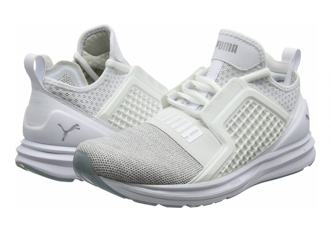 Puma IGNITE Limitless Knit - White / Puma Silver (18998705)