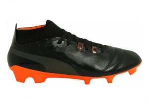 Puma One Lux 2 Firm Ground - Puma Black Puma Black Shocking Orange (10406401)