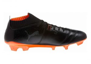 Puma One Lux 2 Firm Ground - Puma Black Puma Black Shocking Orange (10406401)