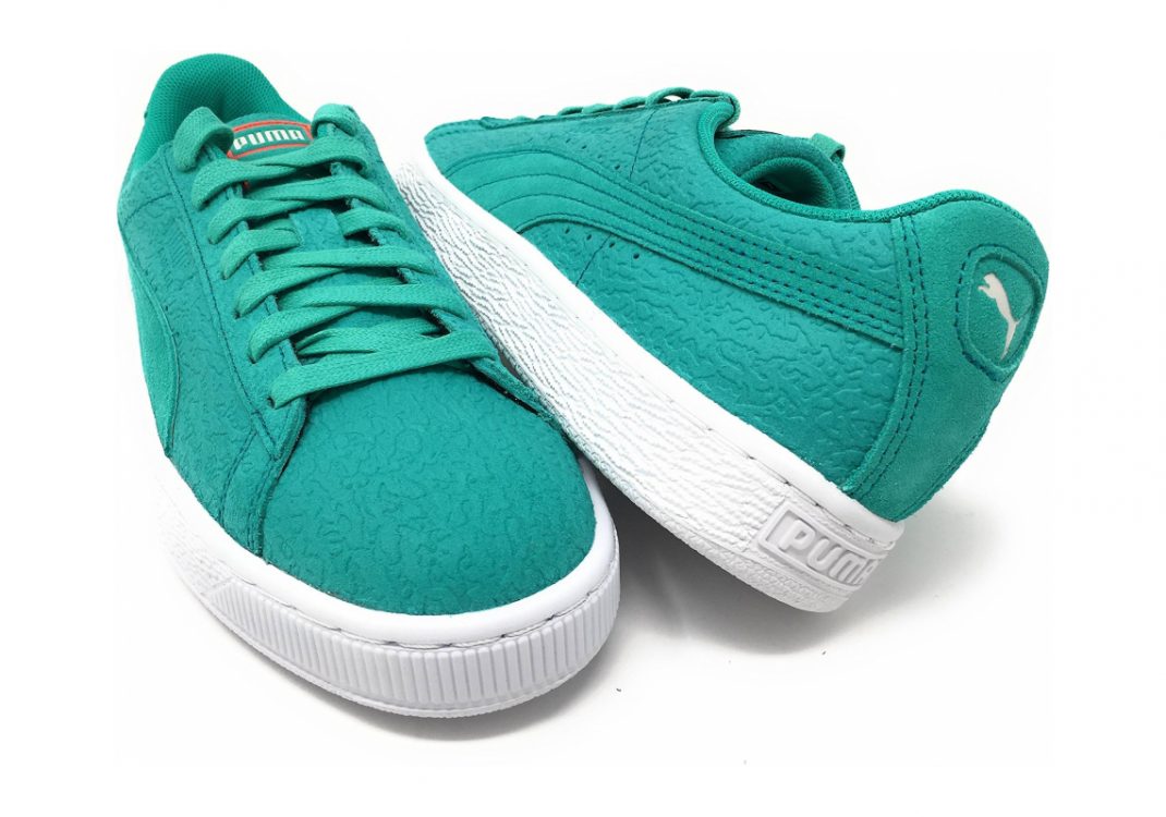 Puma mint green suede hotsell