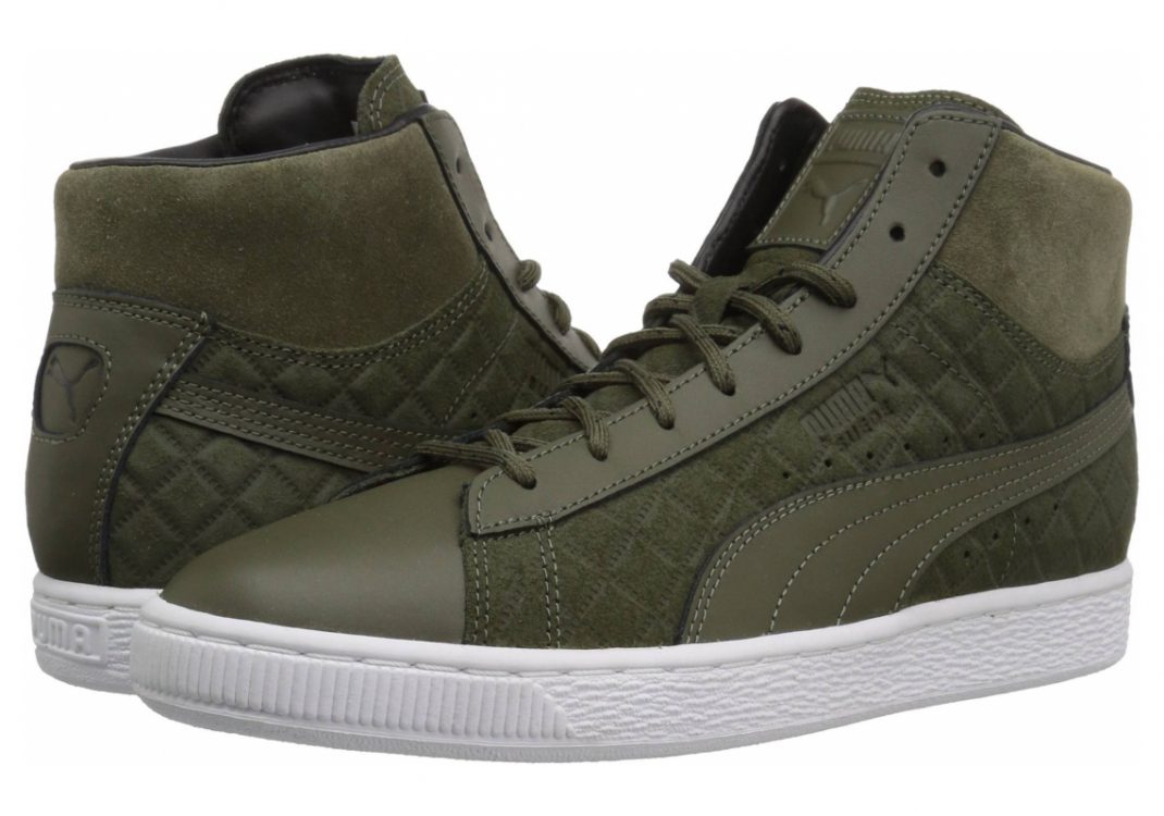 Puma Suede Classic Mid Quilt - Olive Night Olive Night (36386703)