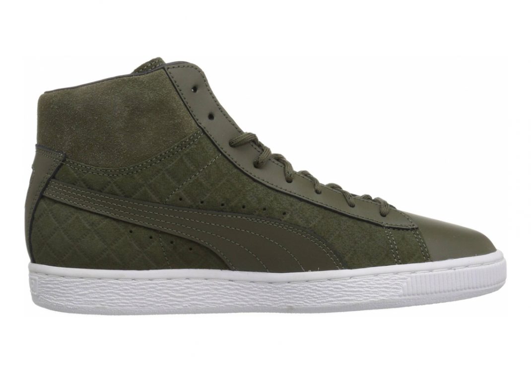 Puma Suede Classic Mid Quilt - Olive Night Olive Night (36386703)