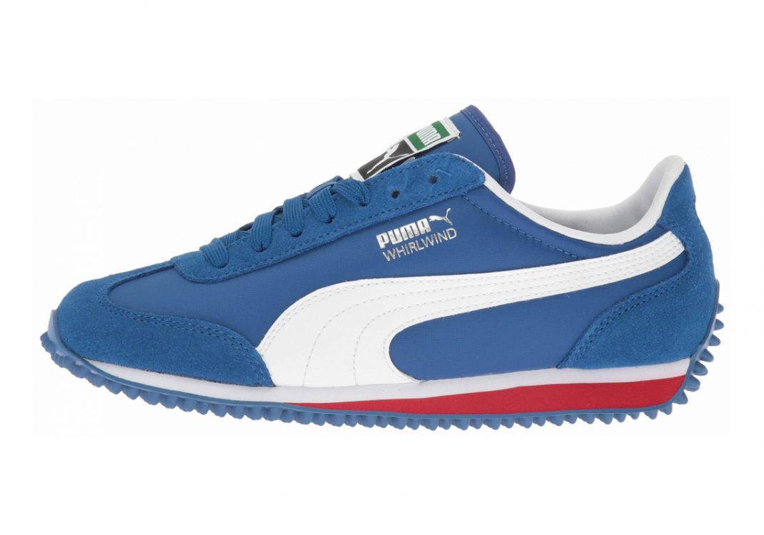 puma whirlwind trainers blue