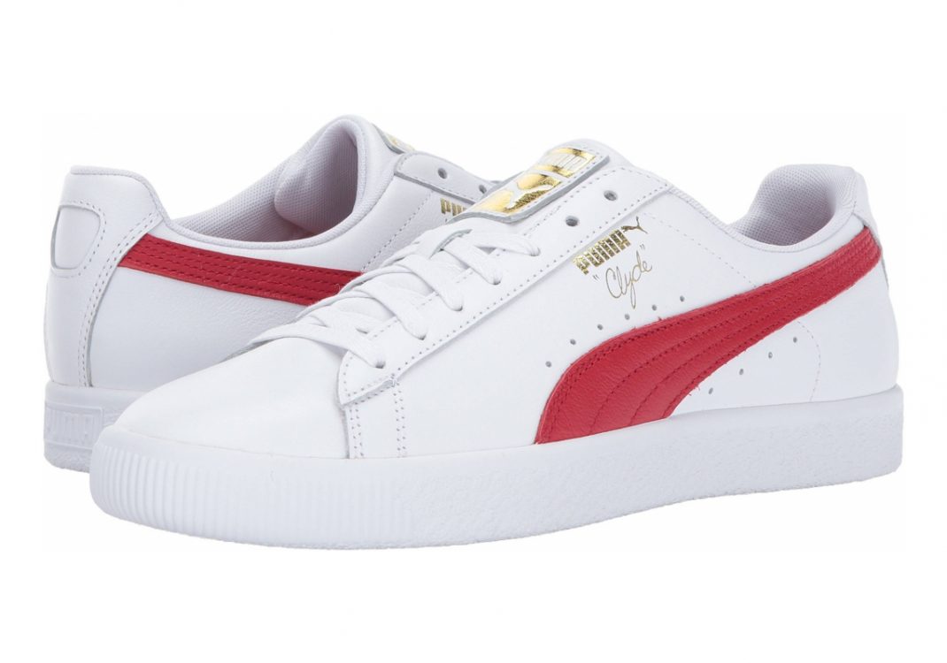 Puma Clyde Core Foil - White Cherry Gold (36466903)