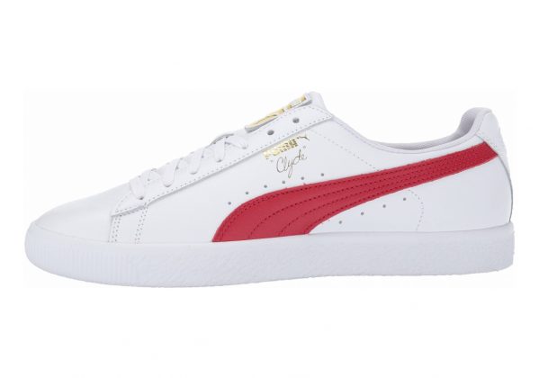 Puma Clyde Core Foil - White Cherry Gold (36466903)