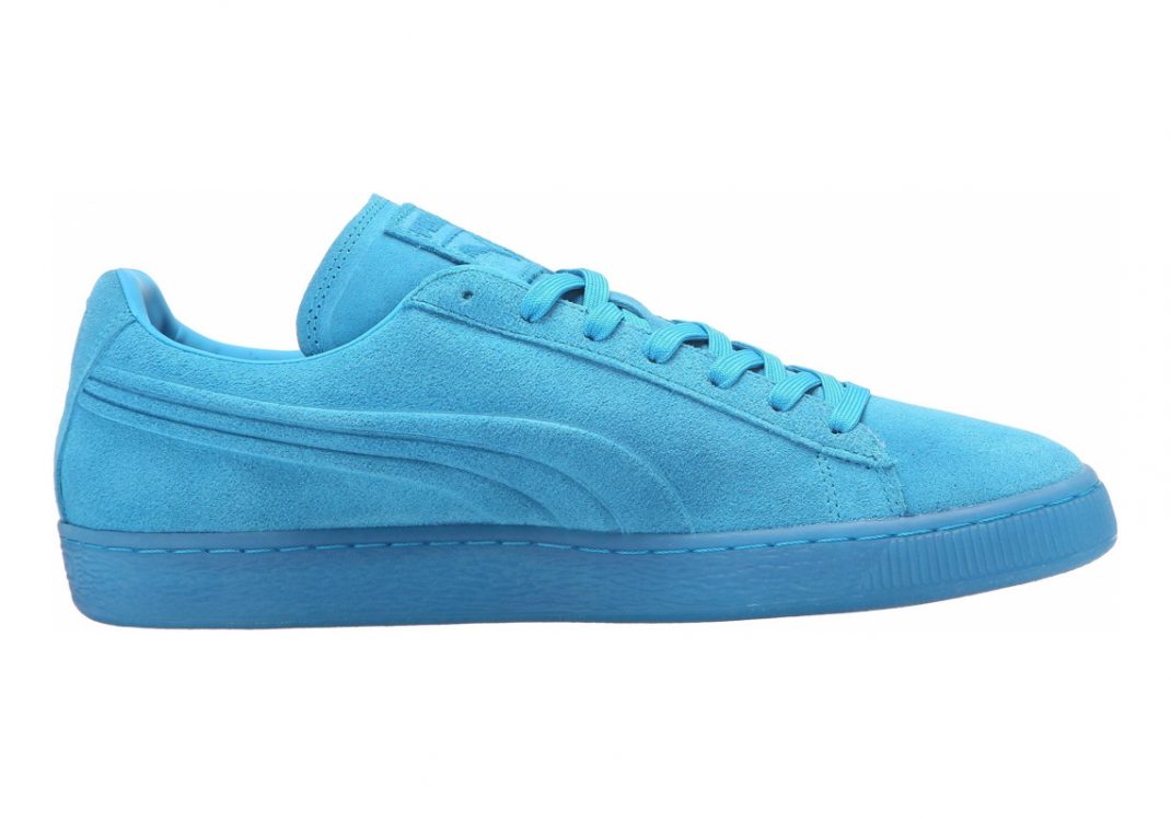 Puma Suede Emboss Iced Fluo - Blue (36188103)