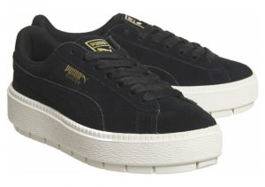 Puma Suede Platform Trace - Black Marshmall (36583007)