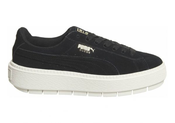 Puma Suede Platform Trace - Black Marshmall (36583007)