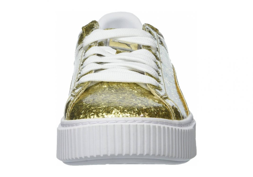 Puma Basket Platform Glitter - Gold (36409302)
