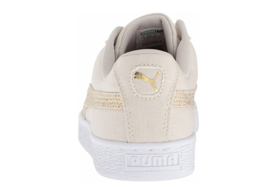 Puma Basket Heart Canvas - Beige (36649501)