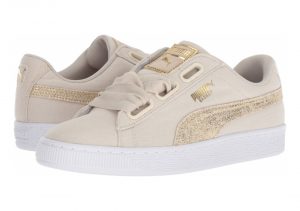 Puma Basket Heart Canvas - Beige (36649501)