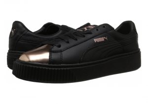 Puma Basket Platform Metallic - Puma Black Rose Gold (36616902)