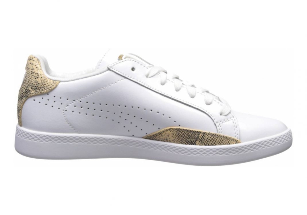 Puma Match Lo Patent Snake - Puma White/Gold (36304701)