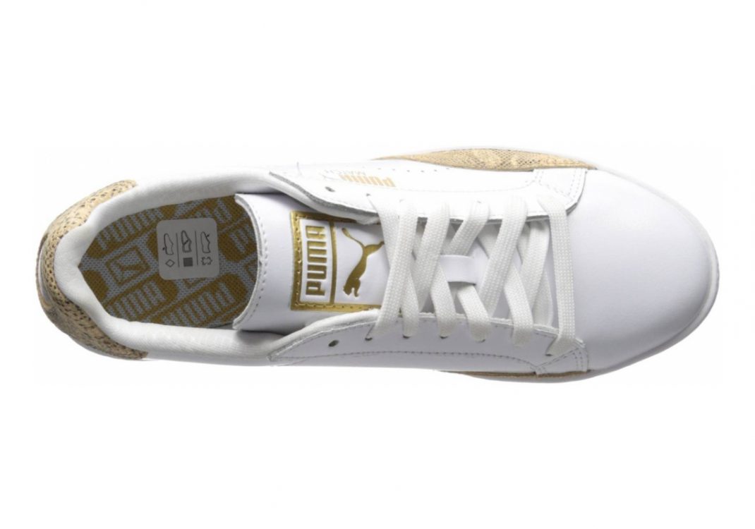 Puma Match Lo Patent Snake - Puma White/Gold (36304701)