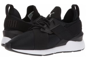 Puma En Pointe Muse Satin - Puma Black Puma White (36553403)