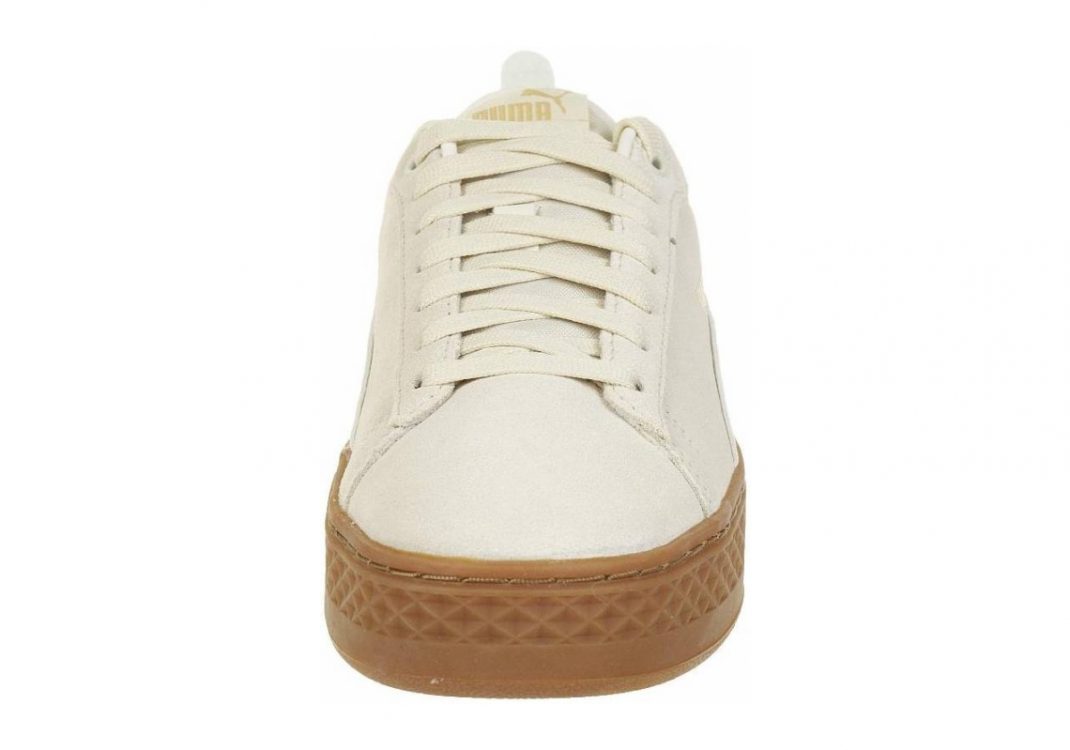 Puma Smash Platform Leather - Puma White / Puma White (36648702)
