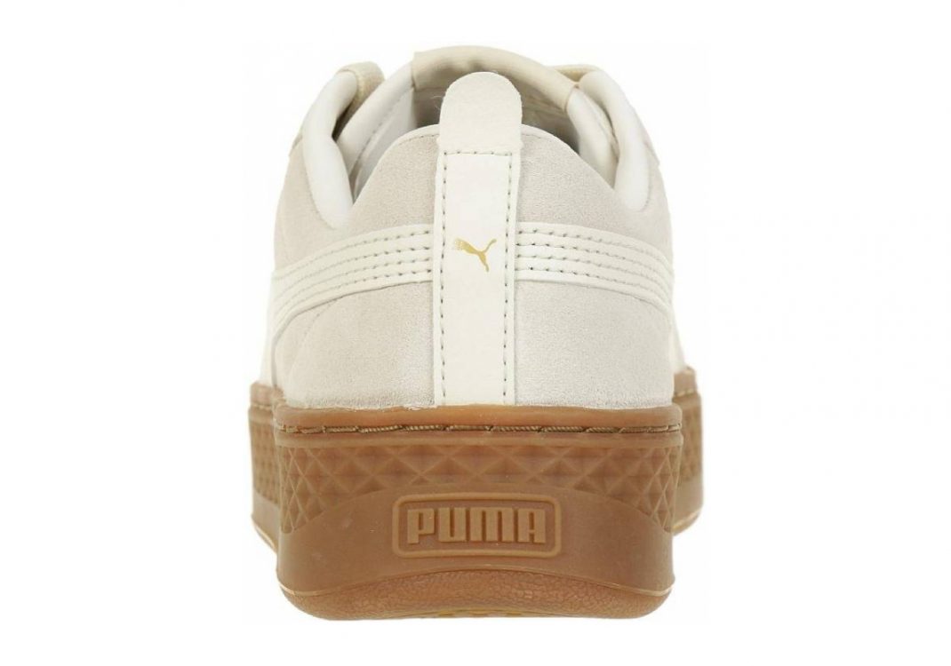 Puma Smash Platform Leather - Puma White / Puma White (36648702)