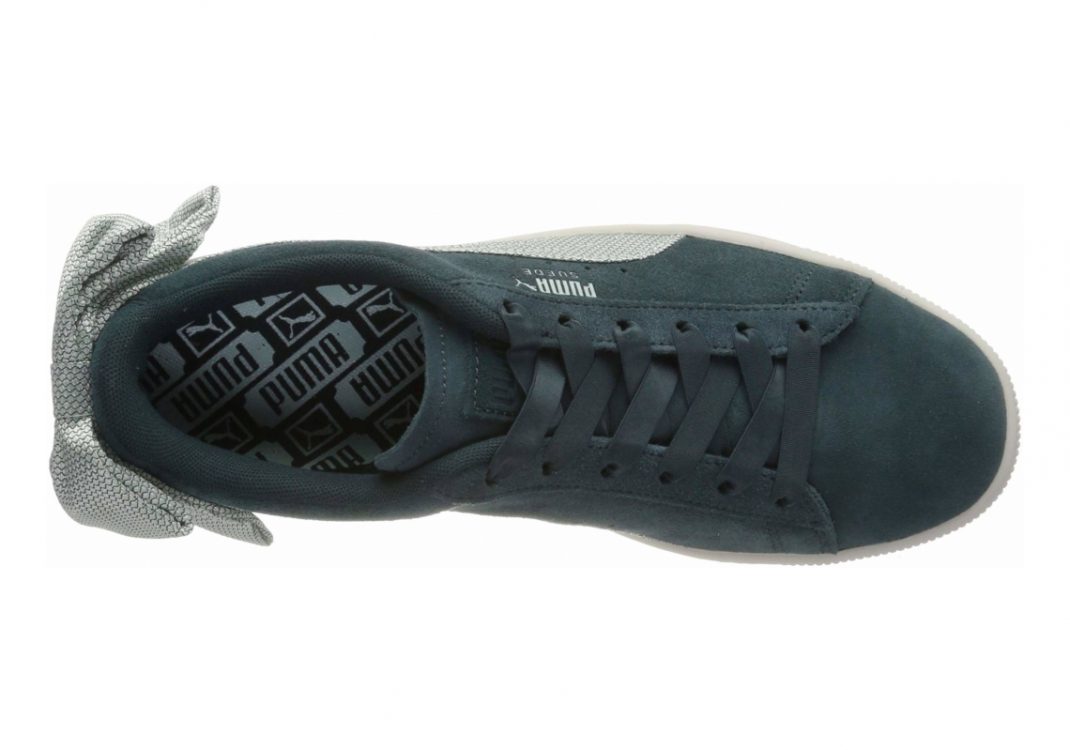 Puma Suede Bow Hexamesh - Green Ponderosa Pine Fair Aqua (36915101)