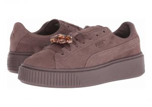Puma Suede Platform Gem - Peppercorn (36745202)