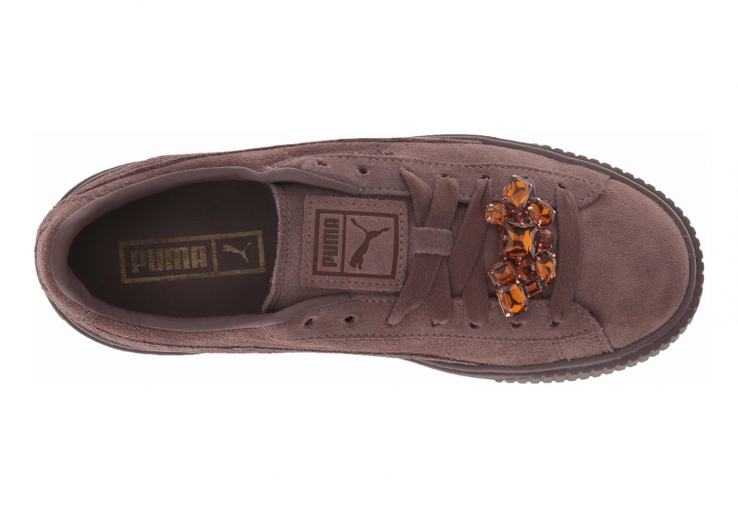 Puma Suede Platform Gem - Peppercorn (36745202)