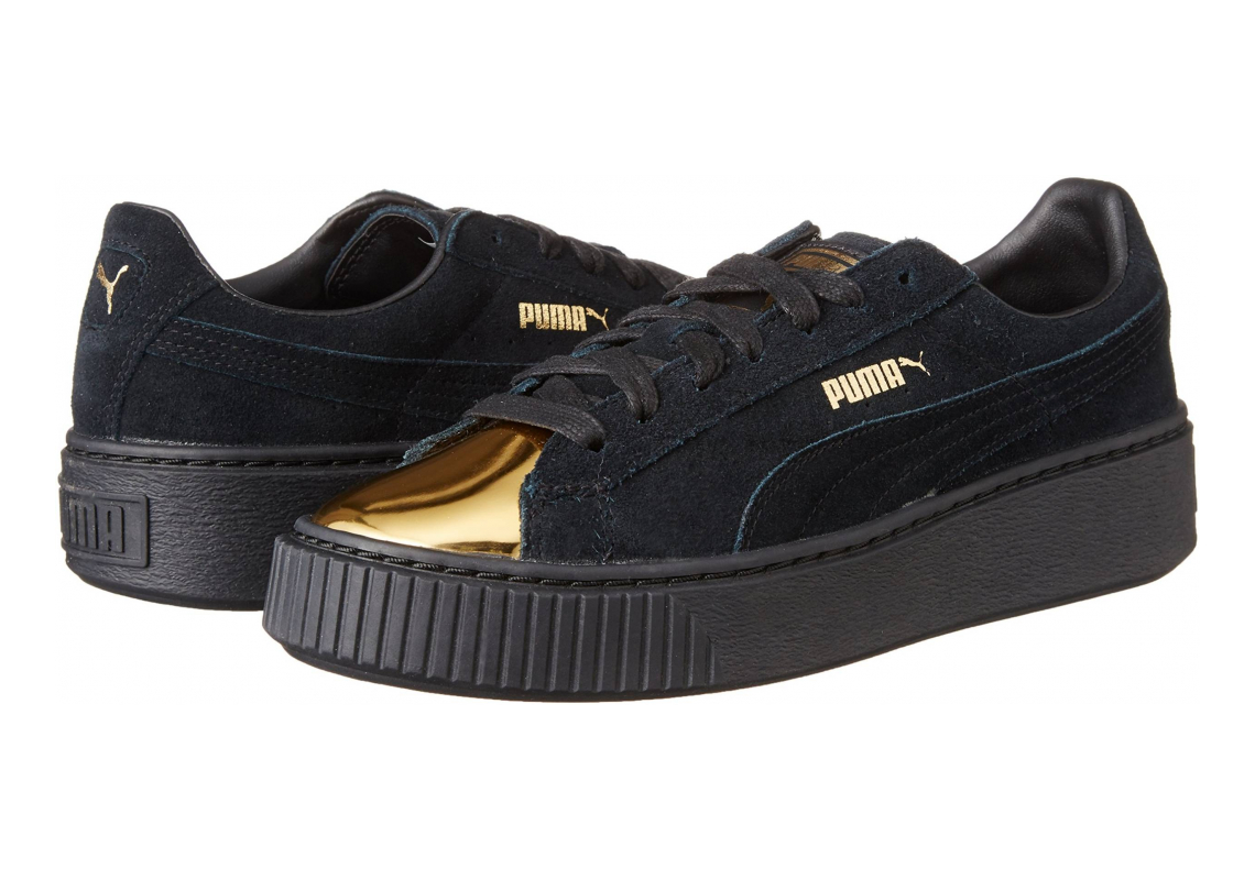 puma platform gold