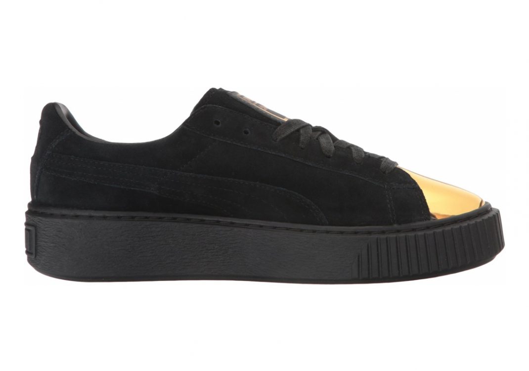 Puma Suede Platform Gold - Gold-puma Black-puma (36222202)