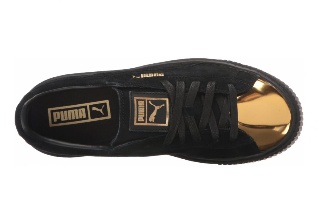 Puma Suede Platform Gold - Gold-puma Black-puma (36222202)