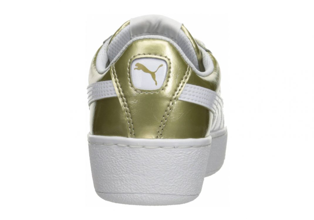 Puma Vikky Platform Metallic - Beige Metallic Gold Puma White 01 (36360901)