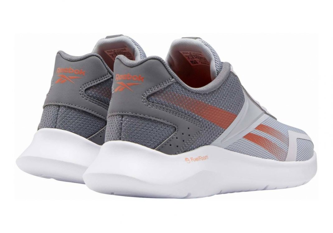 Reebok EnergyLux 2 - Gris Clair Gris Argent Orange Vif (FV5106)