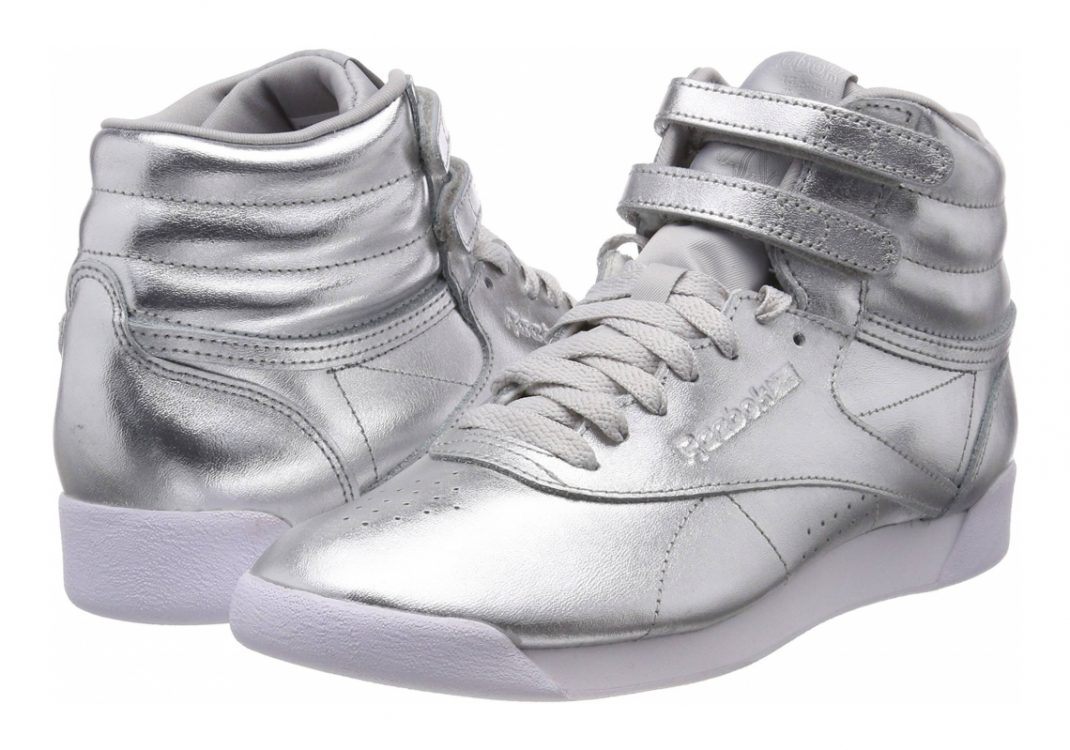 Reebok Freestyle Hi Metallic - Silver (BS9944)