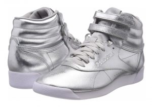 Reebok Freestyle Hi Metallic - Silver (BS9944)