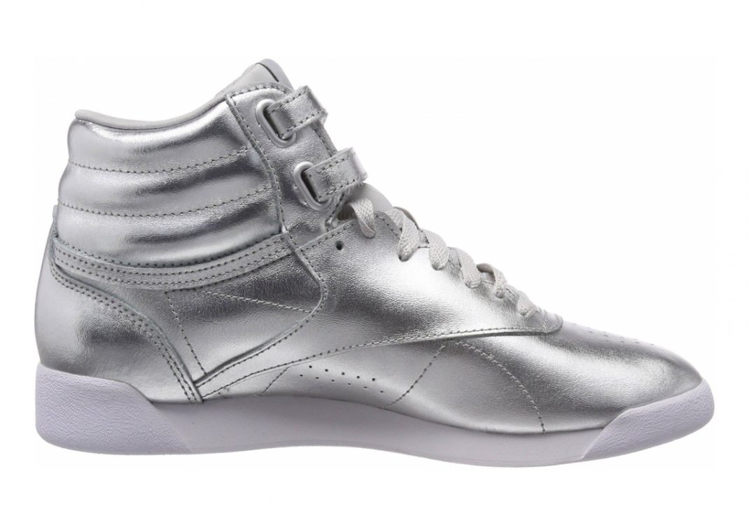 Reebok Freestyle Hi Metallic - Silver (BS9944)