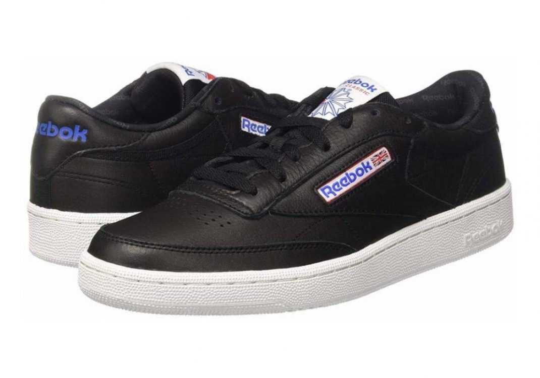 Reebok Club C 85 SO - Black Black White Vital Blue Primal Red Ash G (BS5213)