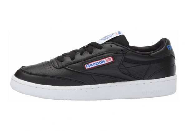 Reebok Club C 85 SO - Black Black White Vital Blue Primal Red Ash G (BS5213)