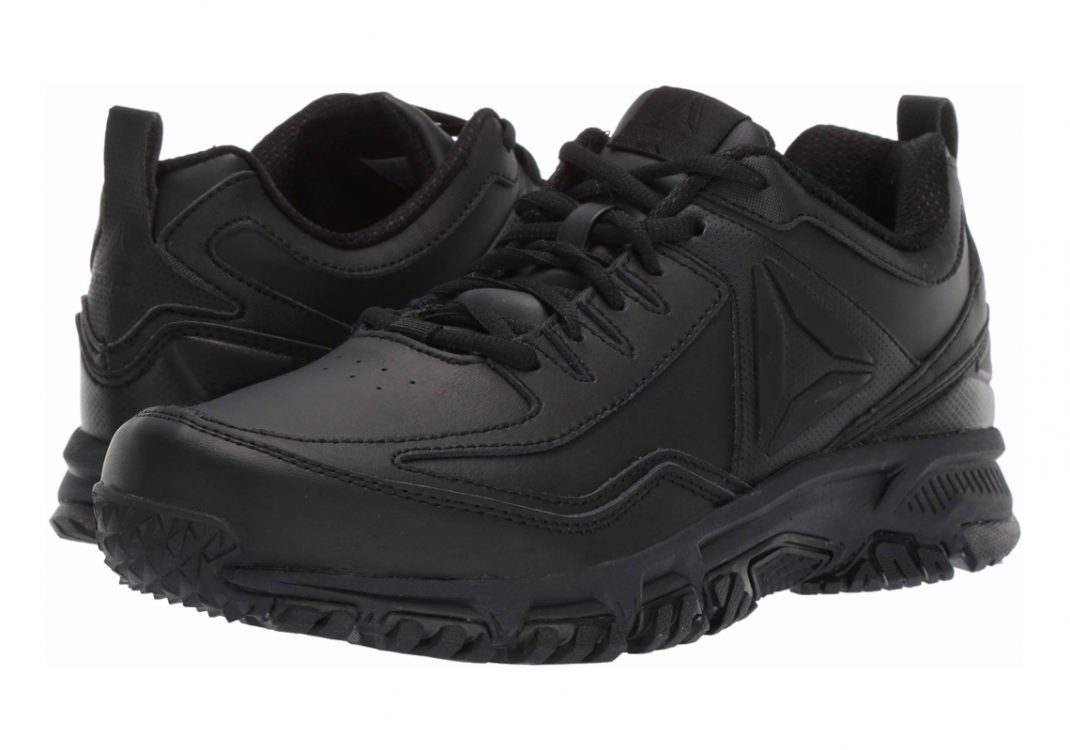 Reebok Ridgerider Leather - Black Black Black Wide E (CN0957)