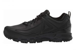 Reebok Ridgerider Leather - Black Black Black Wide E (CN0957)