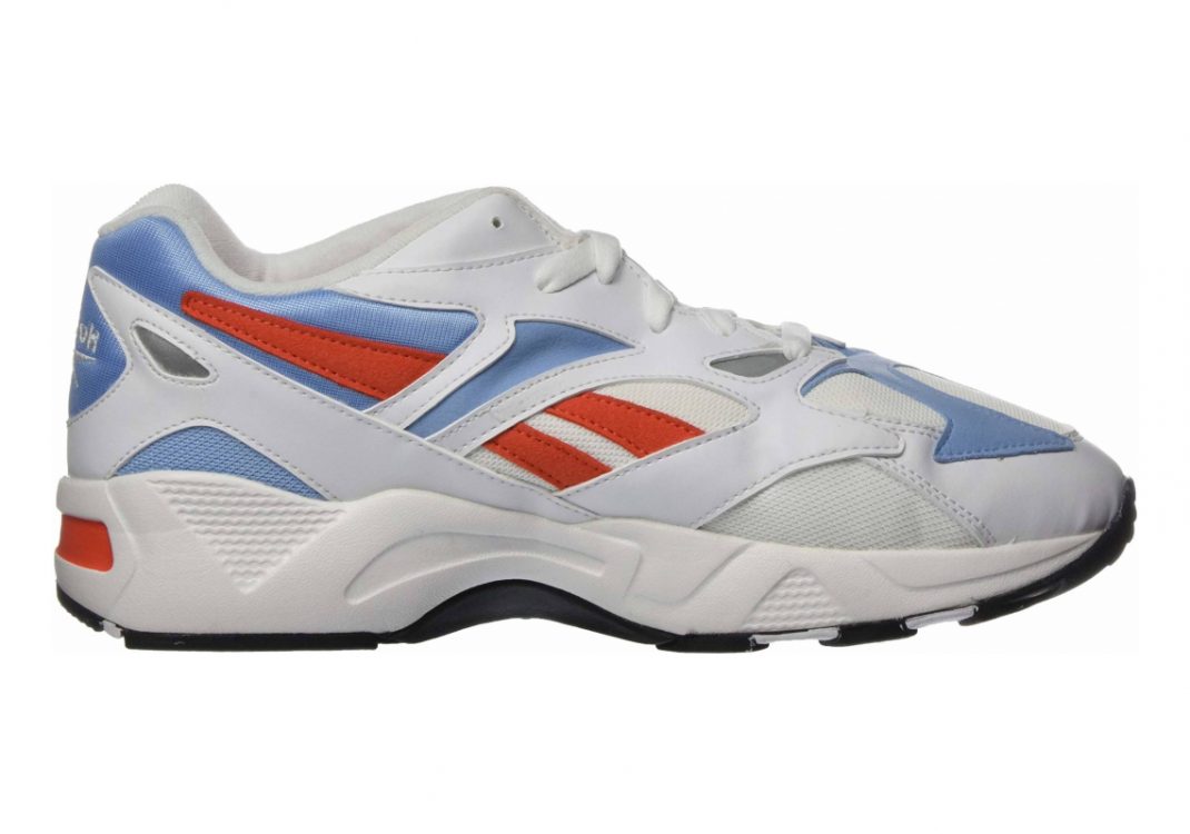 Reebok Aztrek 96 - White / Vivid Orange / Fluid Blue (EF3576)