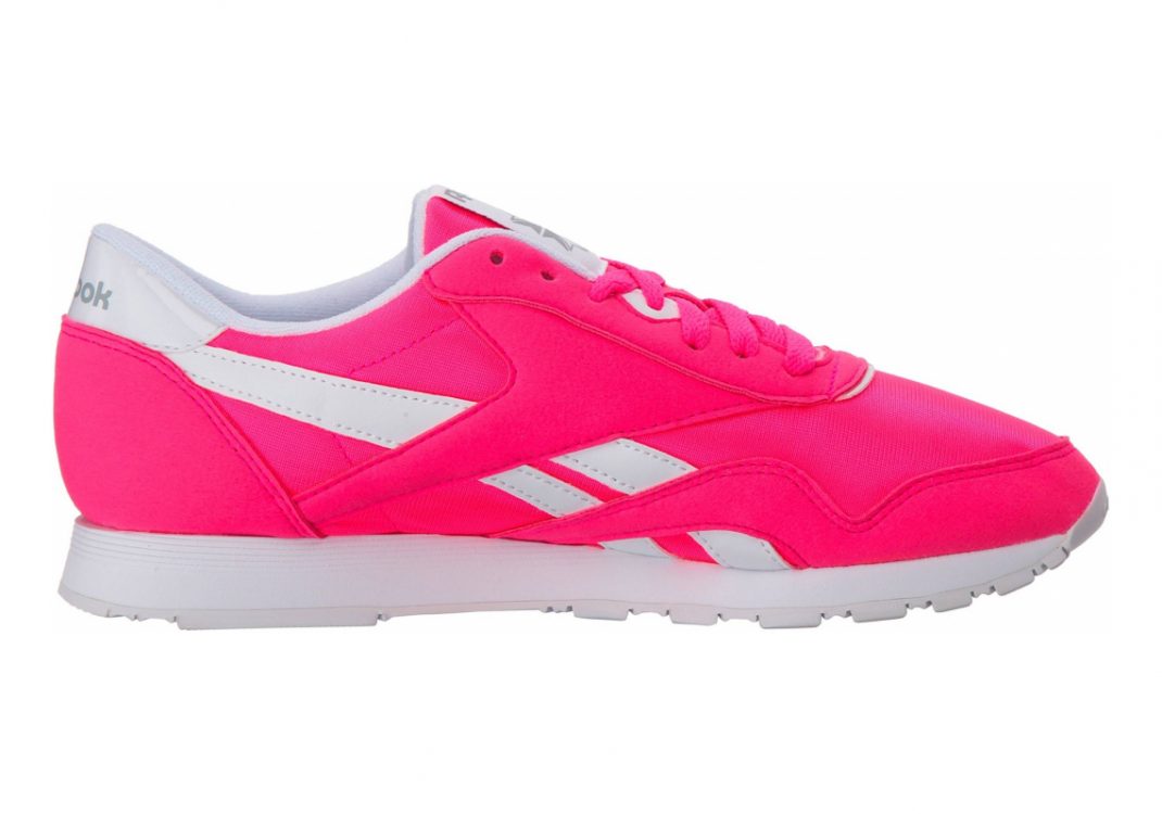 Reebok Classic Nylon Brights - Acid Pink/White/Stark Grey (BS9386)