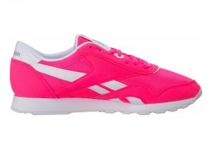Reebok Classic Nylon Brights - Acid Pink/White/Stark Grey (BS9386)