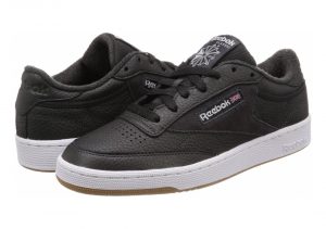 Reebok Club C 85 ESTL - Black Coal White Washed Blue Gum 000 (CM8795)
