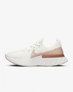 Nike React Infinity Run Flyknit Sail/Copper Metallic/Whit/Light Arctic Pink