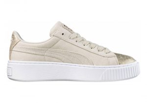 Puma Basket Platform Canvas - Beige (36649401)
