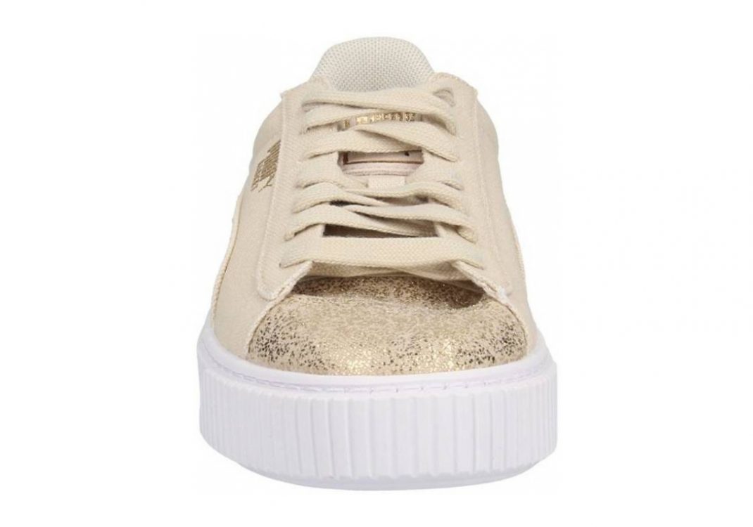 Puma Basket Platform Canvas - Beige (36649401)