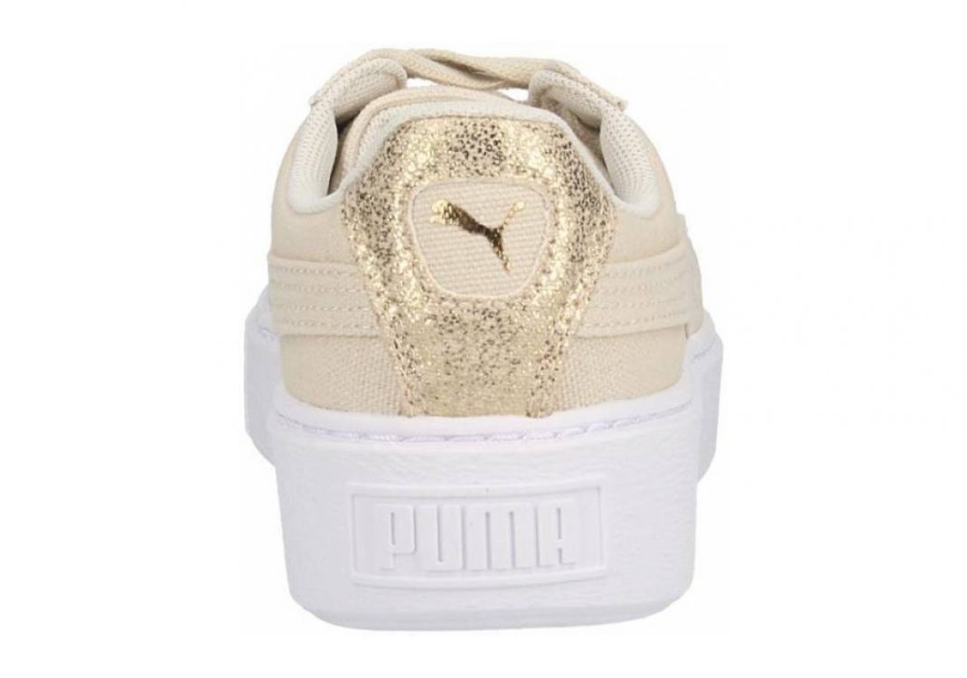 Puma Basket Platform Canvas - Beige (36649401)