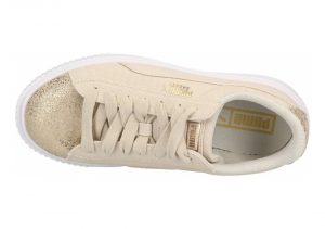 Puma Basket Platform Canvas - Beige (36649401)