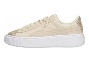 Puma Basket Platform Canvas - Beige (36649401)