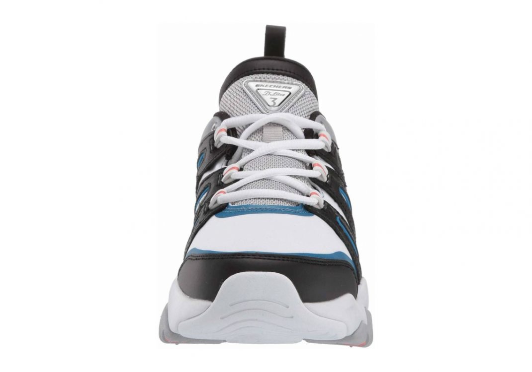 Skechers D'Lites 3.0 - Trendy Feels - White/Black/Blue (WBKB)